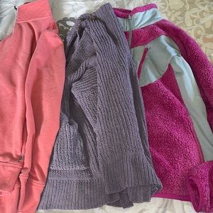 Lot of 3 Winter Sweaters /Hoodies SZ L